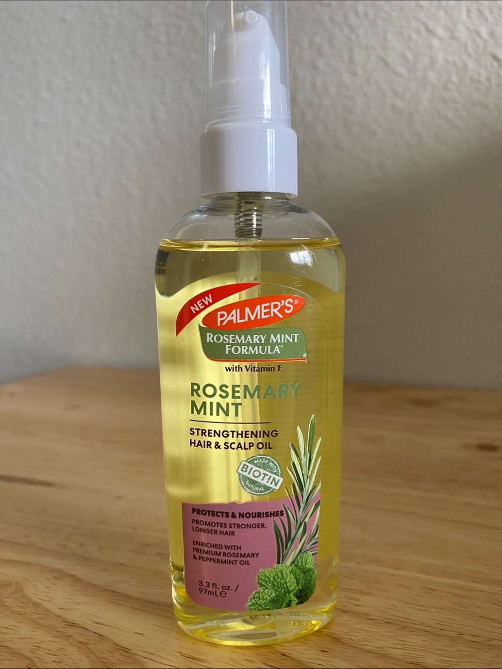 Palmer’s Rosemary Mint Strengthening Hair & Scalp Oil (alcohol free)